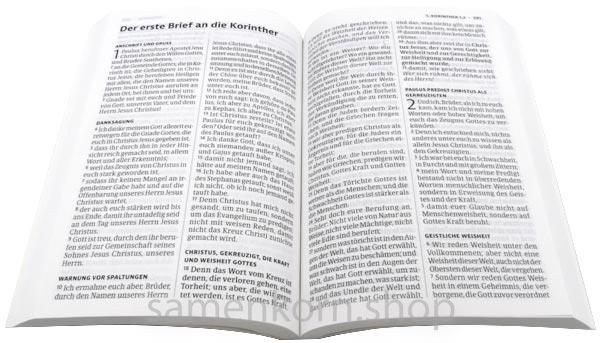 Luther21 Neues Testament, Psalmen, Sprüche - Motiv "Wassertropfen", klein, Paperback/ Buch