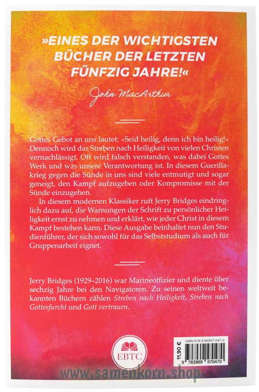 Streben nach Heiligkeit / Buch