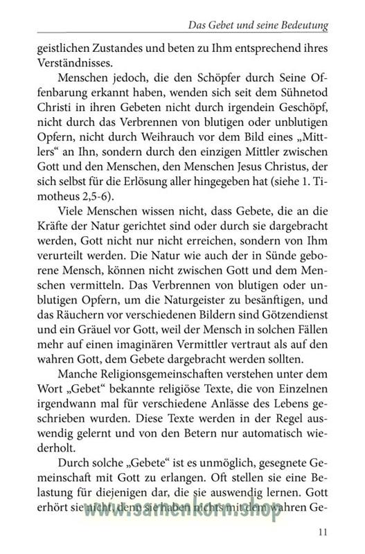 Das Geheimnis und die Kraft des Gebets / Buch