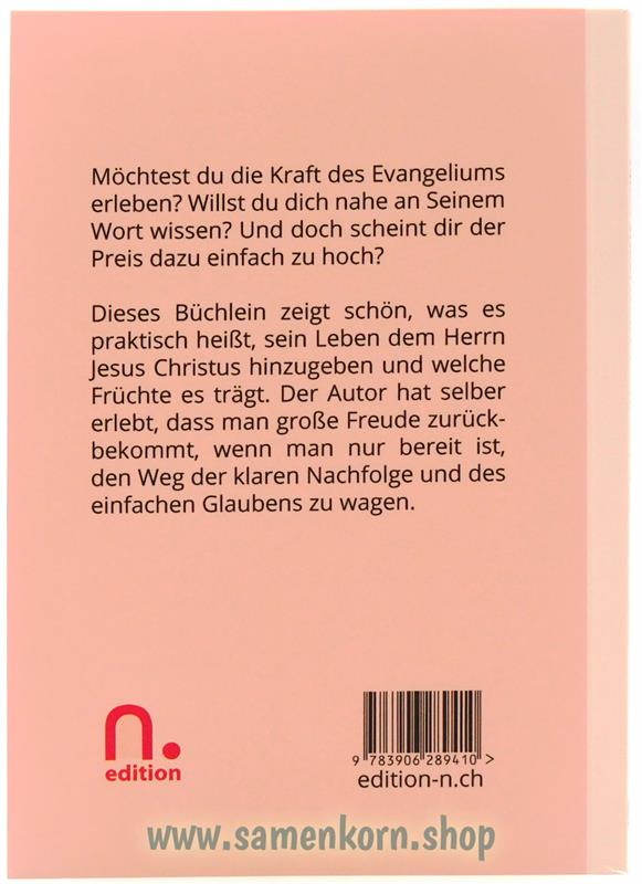 Wie man sein Leben dem Herrn Jesus weiht / Buch