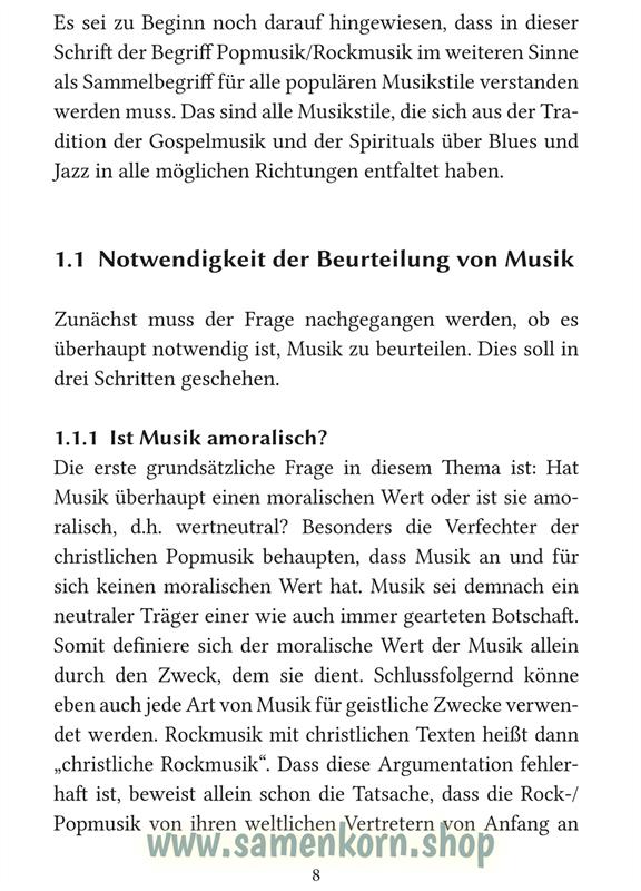 Moderne christliche Musik erkennen / Buch
