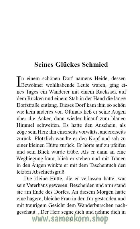 Seines Glückes Schmied / Buch
