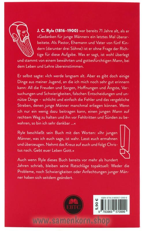 Gedanken für junge Männer / Buch