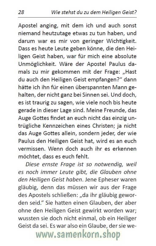 Wie stehst Du als Jünger des Herrn zum Heiligen Geist? / Buch