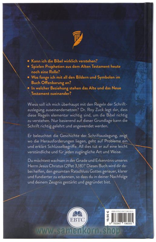 Grundlagen der Schriftauslegung / Buch