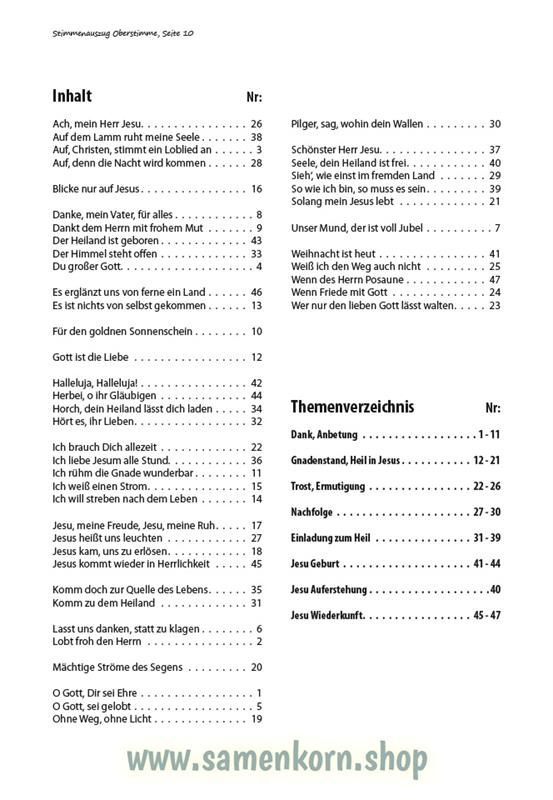 Lobt froh den Herrn / Oberstimmen: Flöte, Oboe / Noten