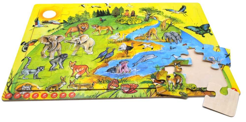 Audio-Holzpuzzle "Die Schöpfung"