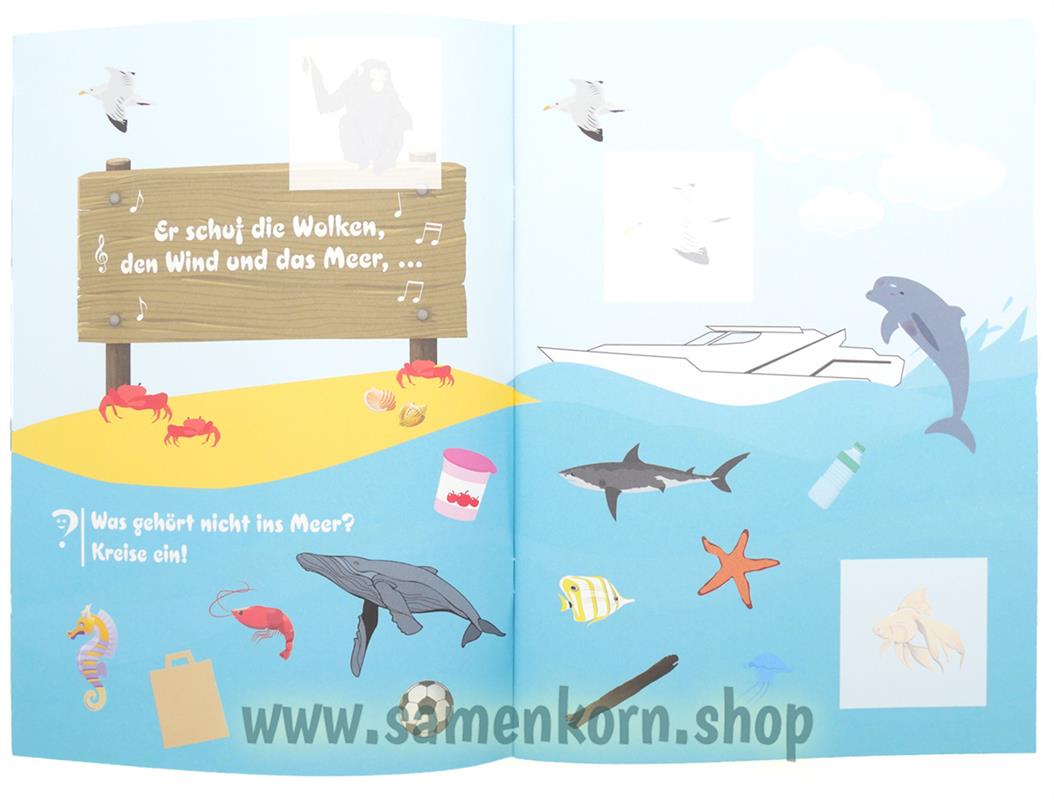Stickerheft "Wer schuf die Erde"