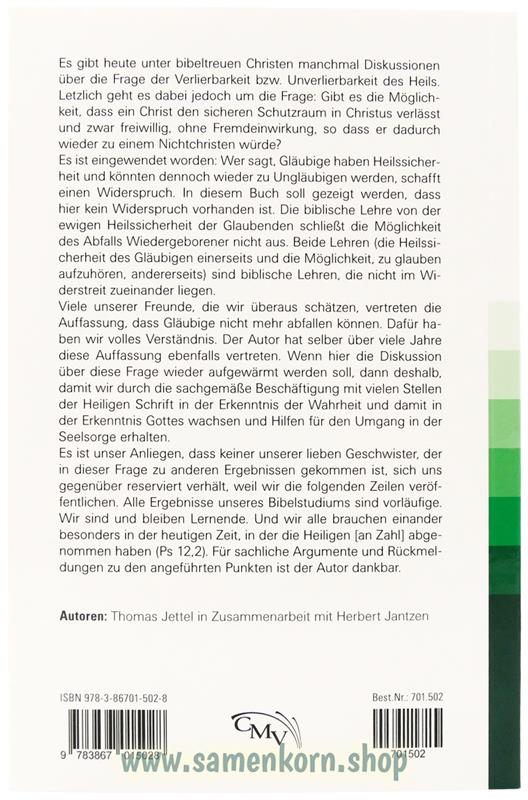 Kann ein Christ zu einem Nichtchristen werden? / Buch