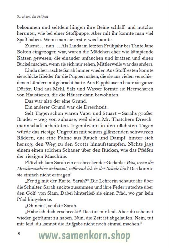 Sarah und der Pelikan / Buch