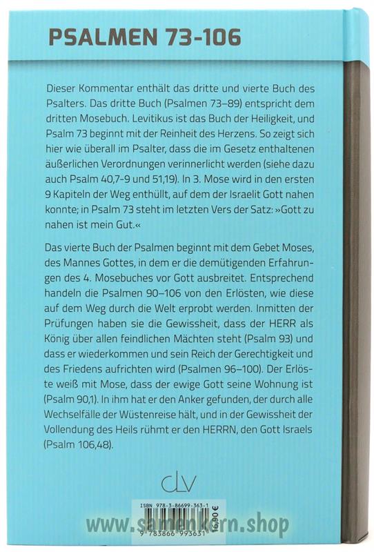 Kommentar zu den Psalmen 73-106 / Buch