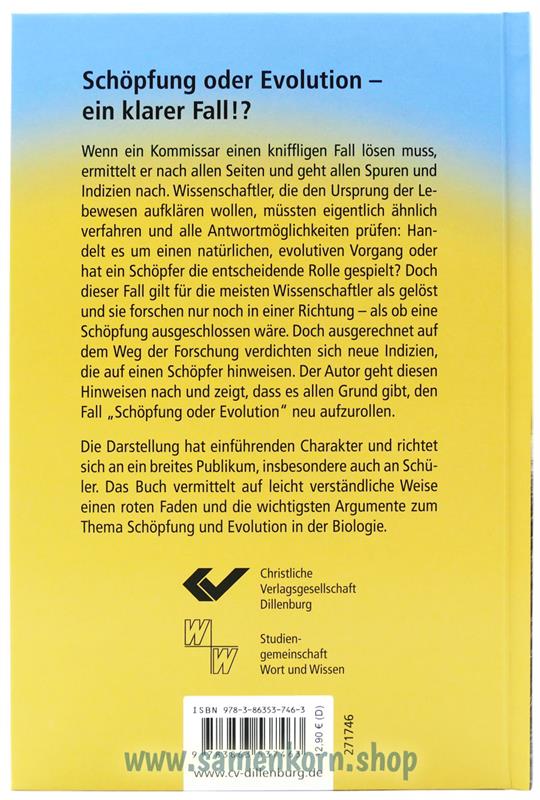 Schöpfung oder Evolution / Buch