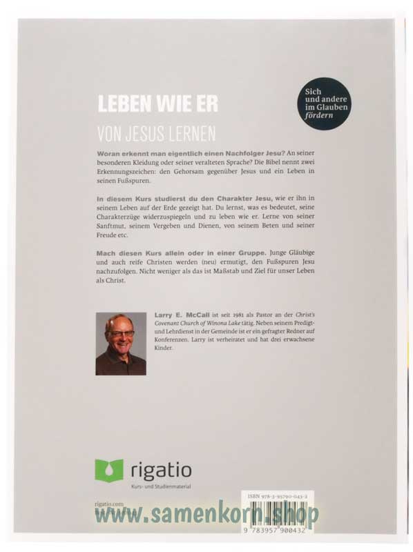 Leben wie Er / Buch