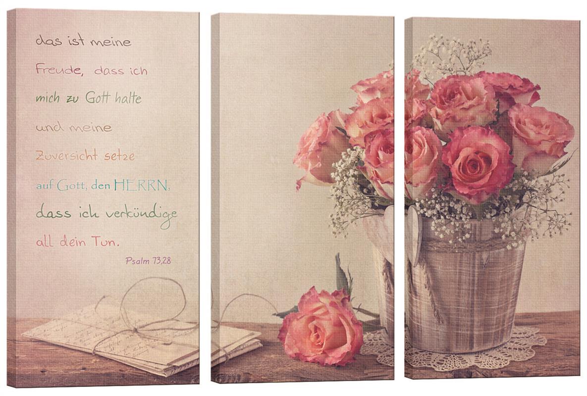 Bild "Rosenstrauß - Vintage"