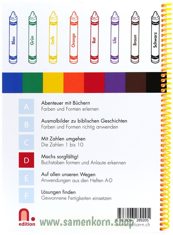 Machs sorgfältig! / Heft D