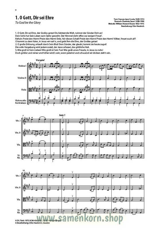 Lobt froh den Herrn / Partiturenheft / Noten