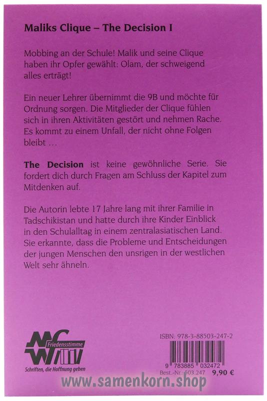 Maliks Clique. The Decision I / Buch