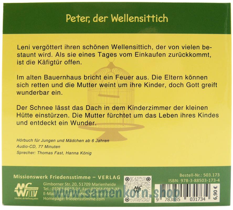Peter, der Wellensittich / CD-Hörbuch