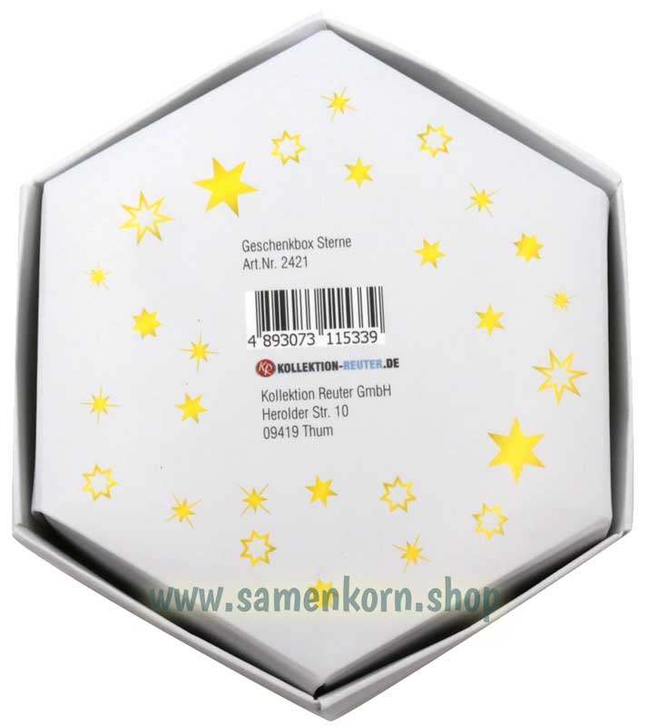 Geschenkschachtel Weihnachtsstern