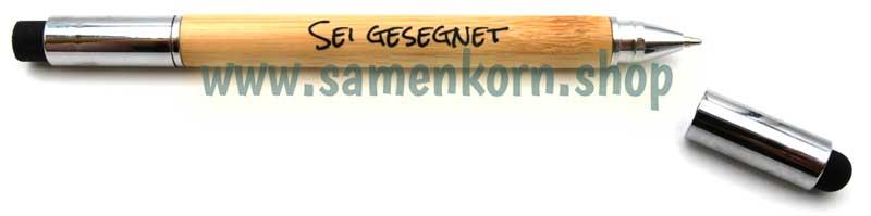 2-in-1 Kugelschreiber/Bleistift mit Endlosmine "Sei gesegnet"