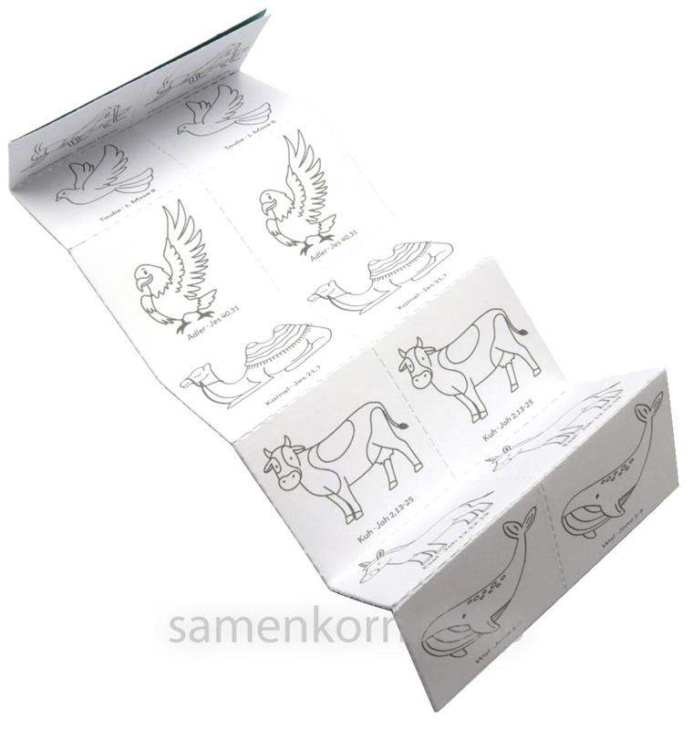 Mal- und Memo-Set Tiere der Bibel