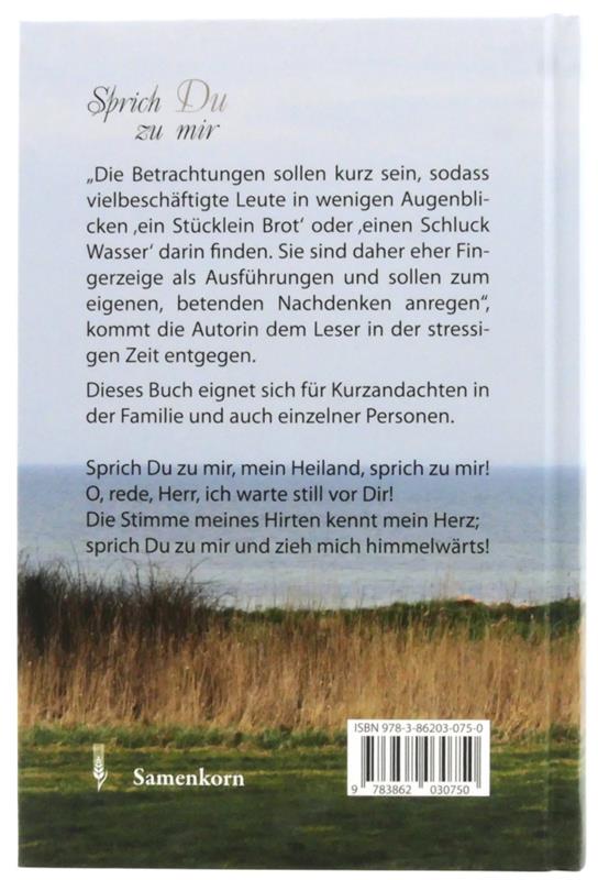 Sprich Du zu mir - Tägliche Andachten / Buch