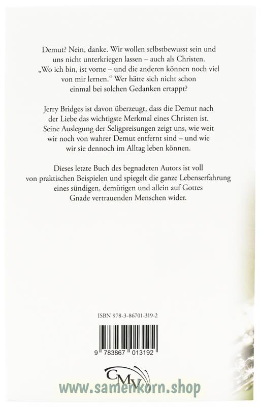 Selig sind die Demütigen / Buch