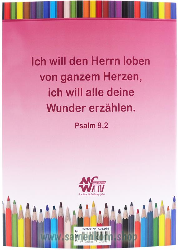 Malheft für Mädchen / Heft