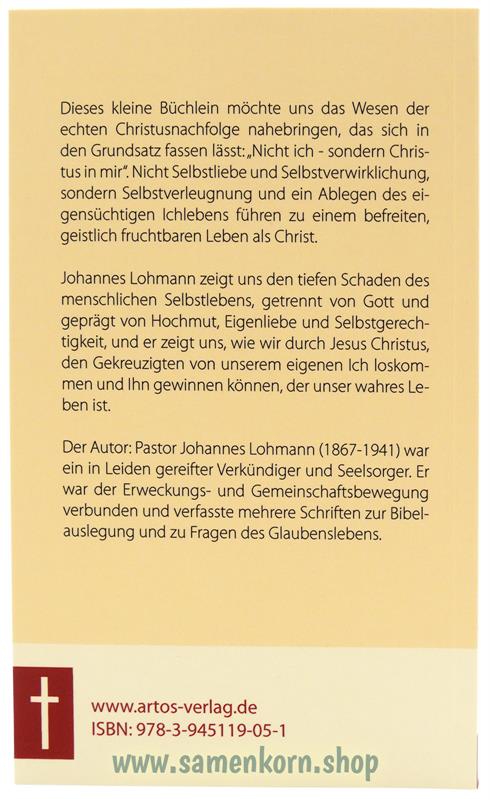 Nicht ich, sondern Christus in mir / Buch
