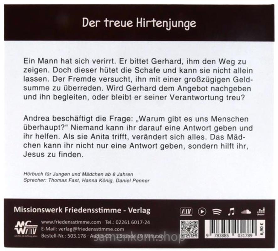 Der treue Hirtenjunge / CD-Hörbuch