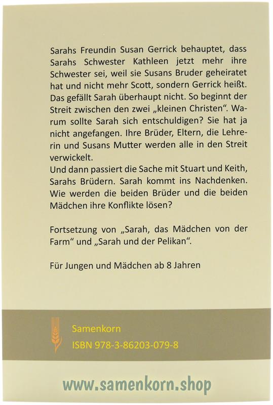 Sarah und die verlorene Freundschaft / Buch