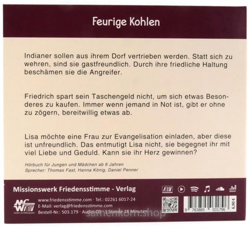 Feurige Kohlen / CD-Hörbuch