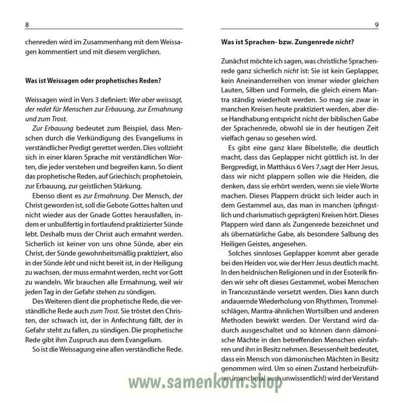Zungenreden, Band 12  Reihe Orientierung / Heft