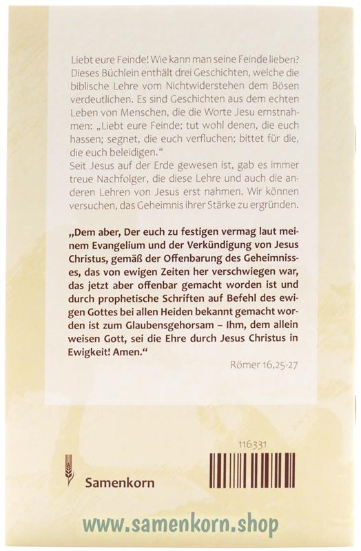 Liebt eure Feinde / Heft