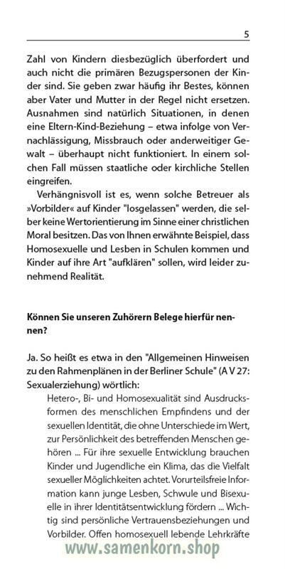 Genderismus, Band 24  Reihe Orientierung / Heft