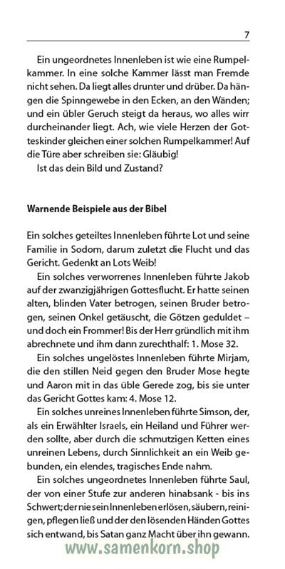Heiligung, Band 23  Reihe Orientierung / Heft