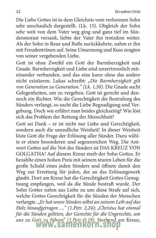 Ein wahrer Christ / Buch
