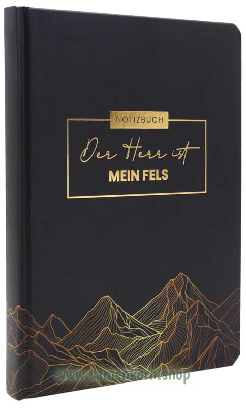 Notizbuch "Der Herr ist mein Fels"