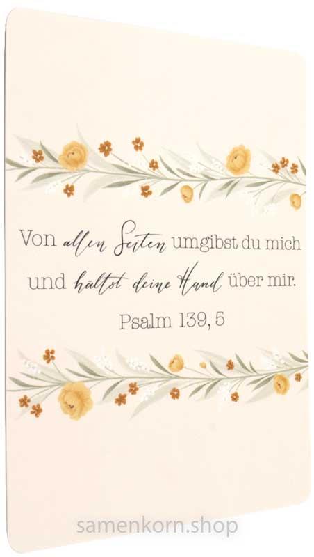 Postkarte - Psalm 139,5 - TS