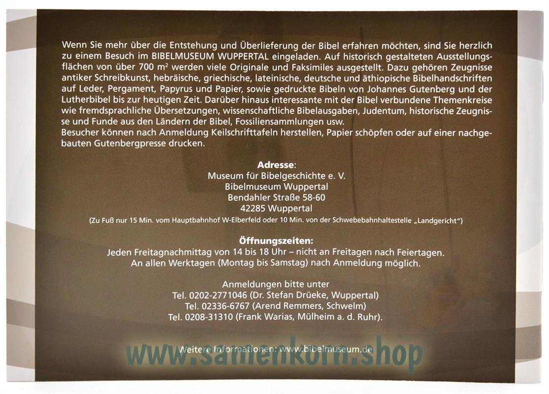 Die Bibel - ihre Geschichte und Überlieferung / Buch