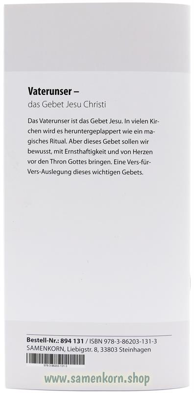 Vaterunser, Band 31  Reihe Orientierung / Heft