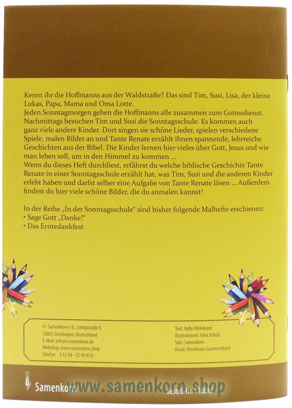 Malheft: Sage Gott "Danke"