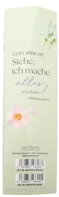 Kugelschreiber JL 2026 "Siehe, ich mache alles neu", flieder