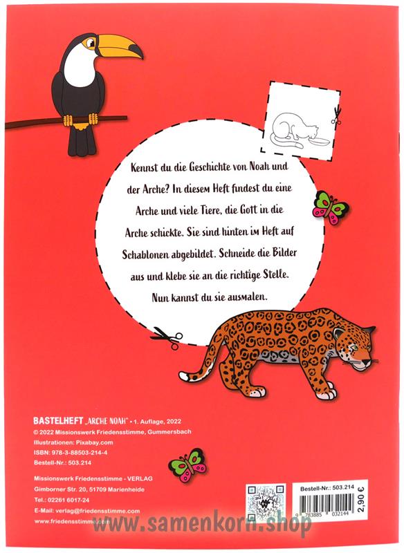 Bastelheft - Arche Noah/ Heft