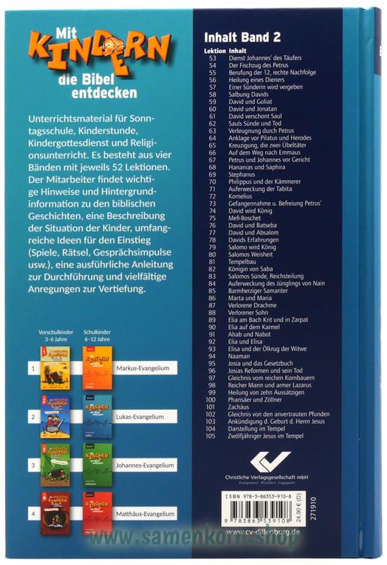 Mit Kindern die Bibel entdecken, Band 2 / Buch mit Online-Code