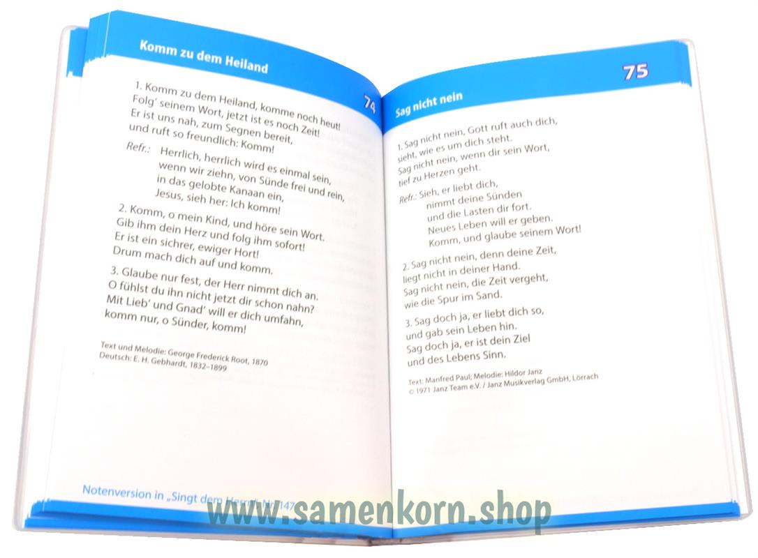 Leben braucht Hoffnung / Lieder zur Evangelisation / Liederbuch