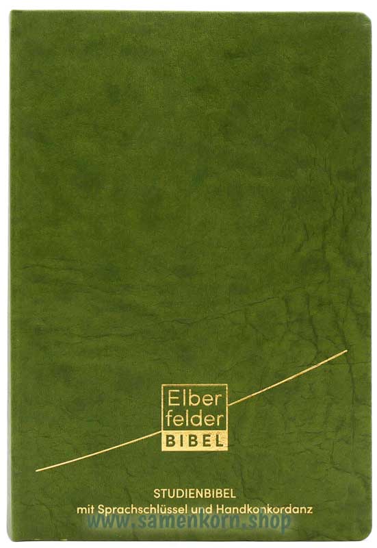 Elberfelder Studienbibel, Kunstleder, mit Sprachschlüssel und Handkonkordanz