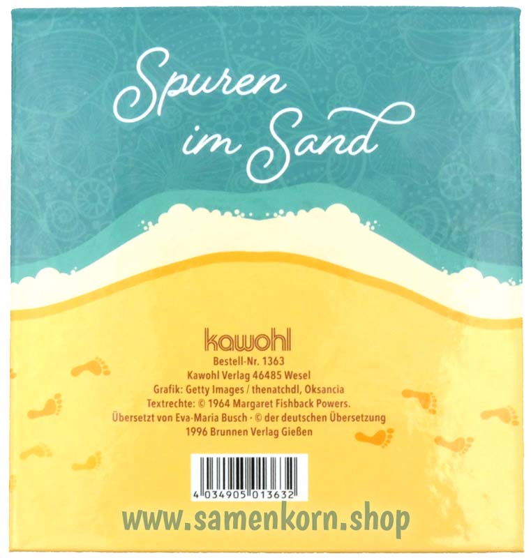 Notizblock - Spuren im Sand