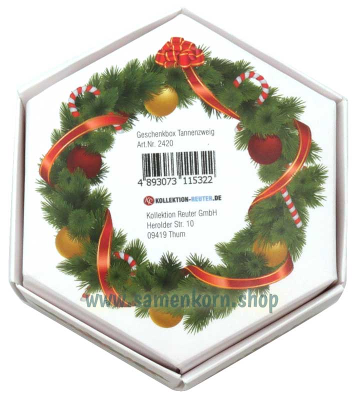 Geschenkschachtel Tannenzweig