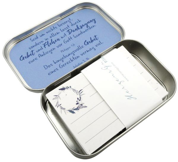 Prayerbox "Blauer Kranz - the blue one"